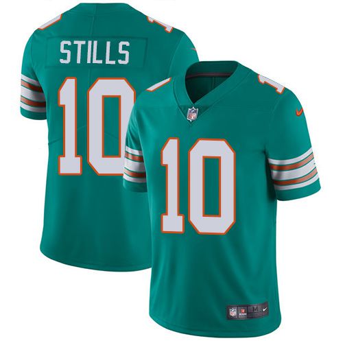 Men Miami Dolphins 10 Kenny Stills Nike Green Limited NFL Jersey